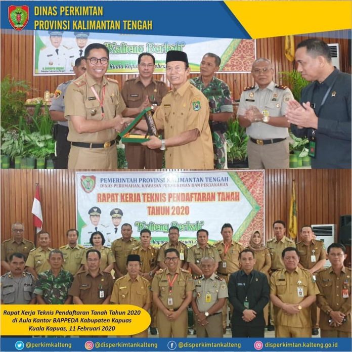 Rakernis Pendaftaran Tanah Tahun 2020 di Kapuas