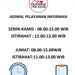 JADWAL PELAYANAN INFORMASI