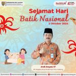 Kiriman Instagram Kutipan Hari Batik Nasional Kreatif Coklat Tua