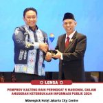 Pemprov Kalteng Raih Peringkat 5 Nasional Dalam Anugerah Keterbukaan Informasi Publik 2024