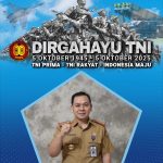 Ucapan Dirgahayu Tentara Nasional Indonesia Ke-80 Dari Dinas Perkimtan Prov. Kalteng