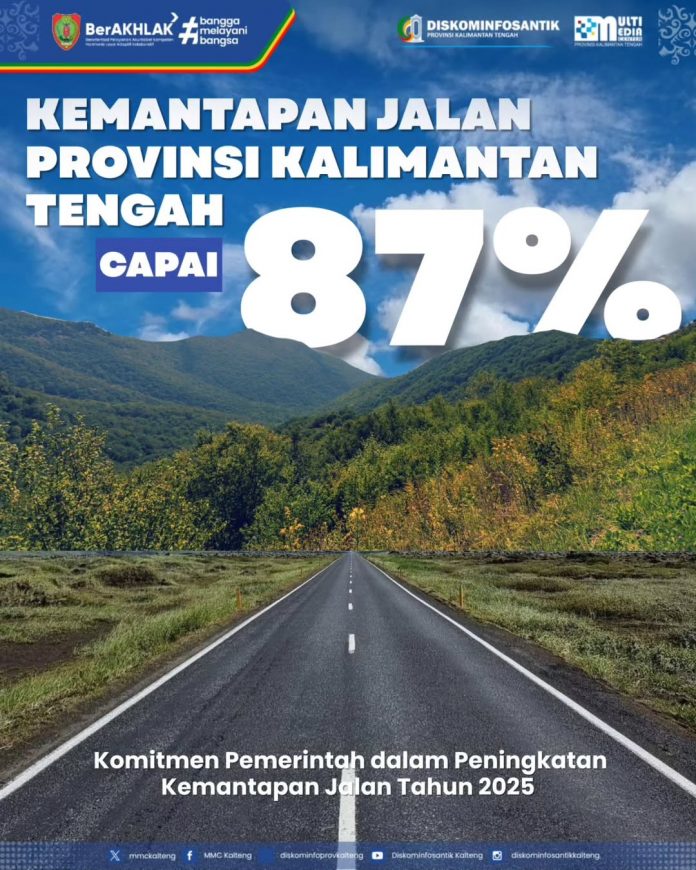 Kemantapan Jalan Provinsi di Kalimantan Tengah Terus Meningkat!Pemerintah Provinsi Kalimantan T