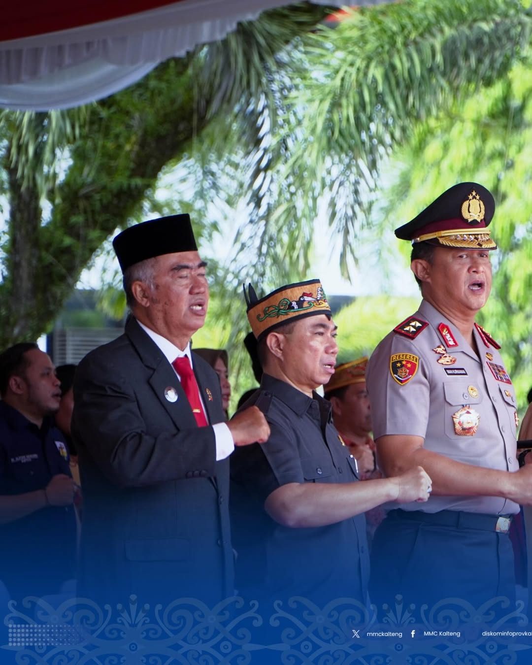 Pemerintah Provinsi Kalimantan Tengah menggelar Upacara Bendera dalam rangka memperingati Hari S (2)