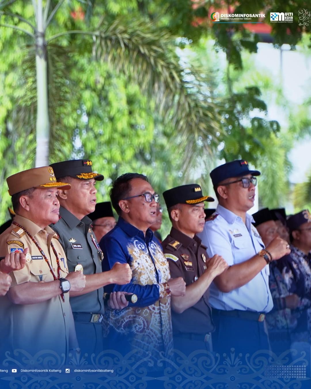 Pemerintah Provinsi Kalimantan Tengah menggelar Upacara Bendera dalam rangka memperingati Hari S (3)