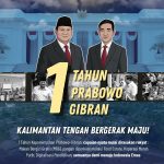 Satu tahun kepemimpinan Prabowo–Gibran menjadi momentum penting bagi kemajuan Kalimantan Tengah.