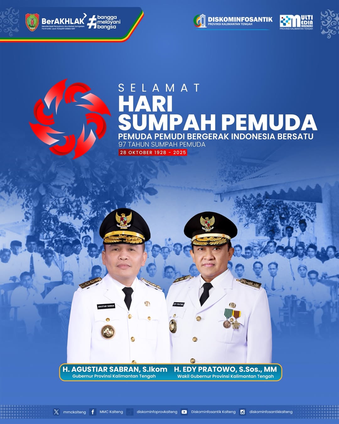 Selamat Hari Sumpah Pemuda ke-97!Momentum ini menjadi pengingat bahwa semangat persatuan dan per