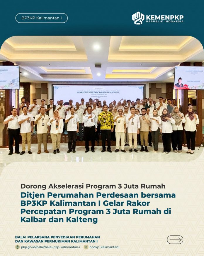 Dalam rangka mempercepat pencapaian Program Nasional Tiga Juta Rumah, Direktorat Jenderal Peruma