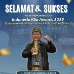 Selamat dan sukses kepada H. Agustiar Sabran, S.I.Kom, Gubernur Kalimantan Tengah, atas penghar