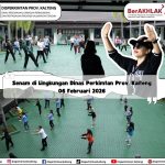 Senam Bersama di Lingkup Dinas Perkimtan Prov. Kalteng 1