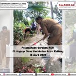 Pelaksanaan Gerakan Indonesia ASRI di Lingkup Dinas Perkimtan Prov. Kalteng 1