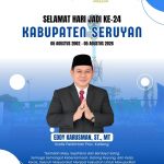 Biru dan Oranye Modern Ucapan Selamat & Sukses Poster
