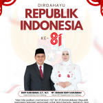 Merah dan Putih Modern HUT RI 80 Tahun Instagram Post